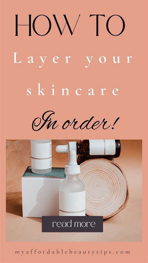 How To Layer Your Skincare Products Correctly Best Face Products Skincare Products Vitamins