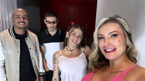 Foto Andressa Urach Junta MC Pipokinha O Namorado E Ator Famoso Por