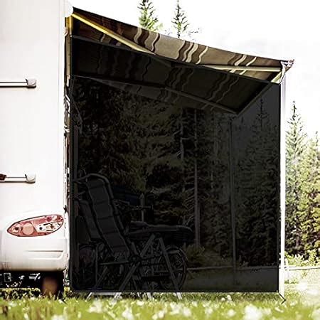 Amazon Tentproinc RV Awning Side Shade 9 X7 Black Mesh Screen