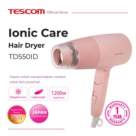 Jual Tescom Ionic Care Hair Dryer Pengering Rambut Mengandung Ion