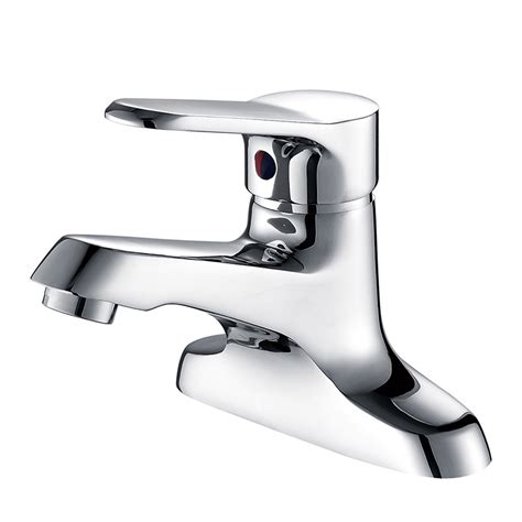 Double Holes Deck Mounted Faucets Hot And Cold Mixer Tap For Under Mounted Wash Basin Sanitary