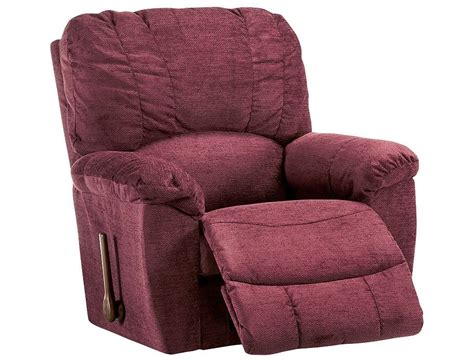 Slumberland La Z Boy Hayes Collection Garnet Rocker Recliner Recliner Rocker Recliners