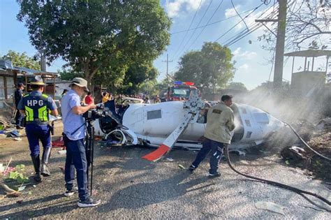 Sinakyang Chopper Ng PNP Chief Bumagsak Zero Visibility Naiulat Dulot