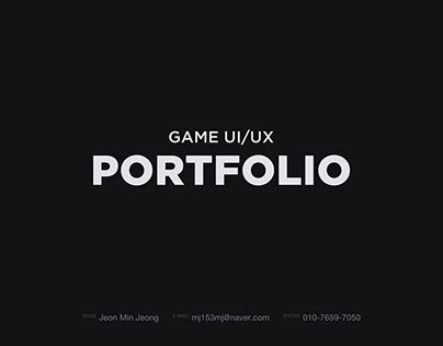 Game PortFolio Ui Ux Projects Photos Videos Logos Illustrations