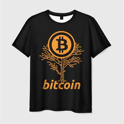Мужская футболка 3D БИТКОИН ДЕРЕВО | BITCOIN TREE — купить со скидкой ...