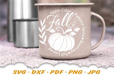 Circular Fall Leaves Pumpkin Svg Dxf Cut Files Svgs Design