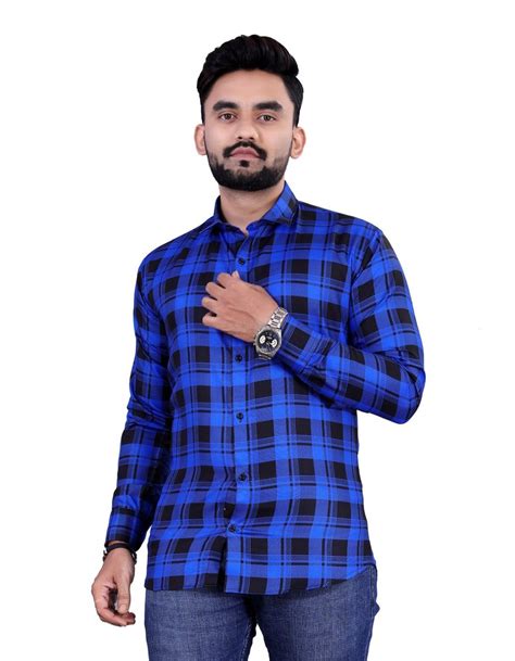 Medium Checks Cotton Check Shirt Full Sleeves Casual At Rs 230 Piece