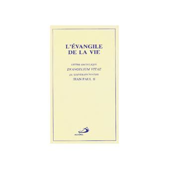 Lettre Encyclique Evangelium Vitae Du Souverain Pontife Jean Paul Ii