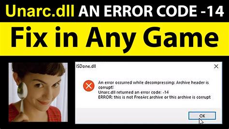 How To Fix Unarc Dll Error While Installing Games New Method