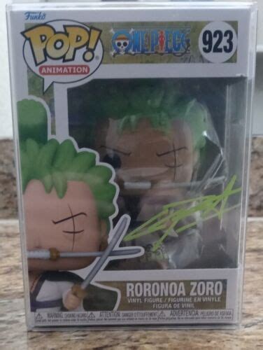 Funko Pop Vinyl One Piece Roronoa Zoro Autographed By