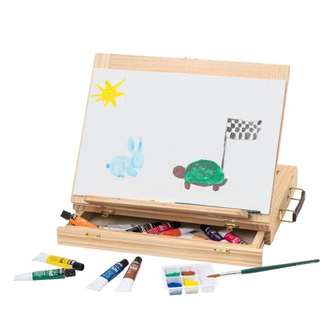 Coffret Chevalet Peinture Acrylique Artist Kid P B O Tubes De Peinture