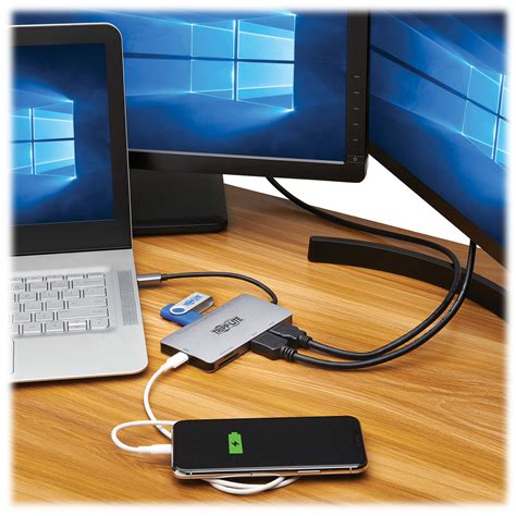 Usb C Dock Dual Display K Hdmi Usb A Hub W Charging Eaton