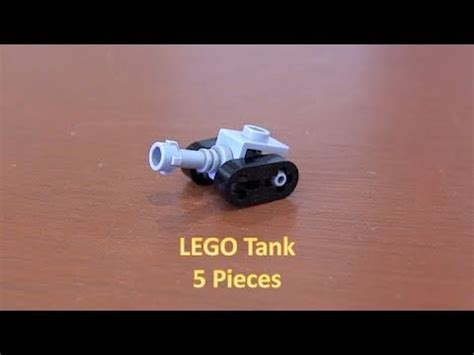 How To Build A Mini Lego Tank Pieces Youtube