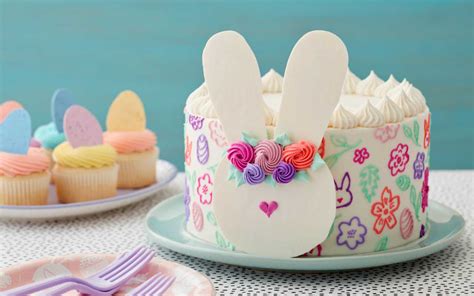 Easter Bunny Buttercream Cake Recipe Wilton S Baking Blog Homemade