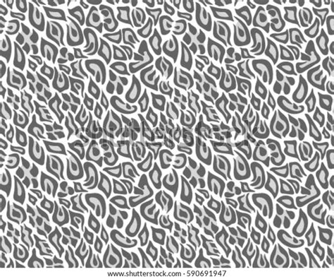 Leopard Pattern Vector Illustration Seamless Print Stock Vector