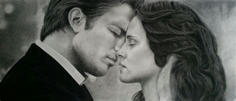 Twilight Fan Art Edward And Bella By Helenetarte On Deviantart
