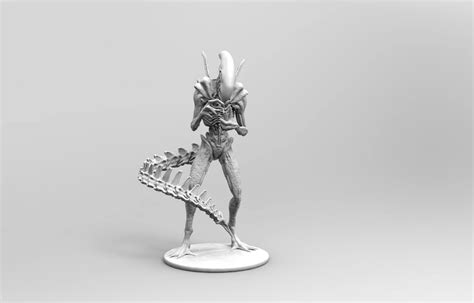 Alien Xenomorph Smoking 3d Print Model By Seanguerrez