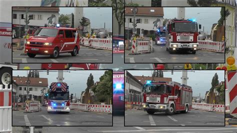 Feuermeldung Einsatz F R Den L Schzug Der Berufsfeuerwehr Darmstadt