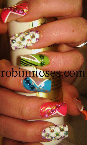 Nail Art By Robin Moses Nail Art Gold Nail Art Eyeshadow Nails