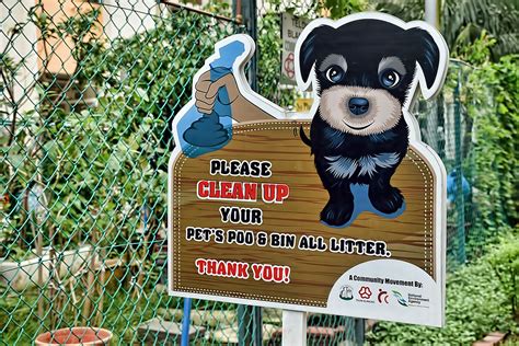 Sign Display At The Telok Blangah Senior Citizens Garden Flickr