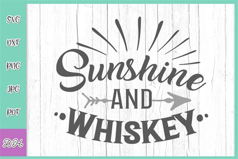 Sunshine And Whiskey Graphic By Digitals By Hanna · Creative Fabrica