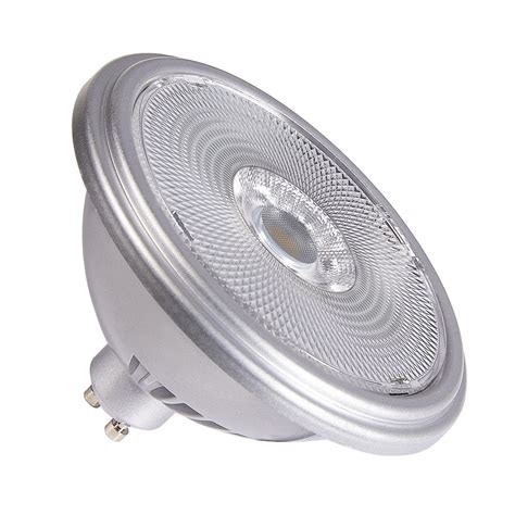 SLV 1005276 QPAR111 GU10 LED Strahler Dimmbar Silber 12 5W 2700K CRI90 30