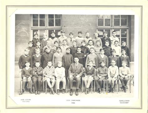 Photo De Classe 5ème De 1965 Lycée Charlemagne Copains Davant