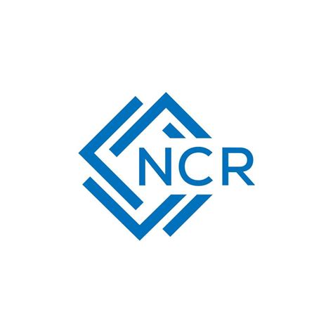 NCR letter logo design on white background. NCR creative circle letter logo concept. NCR letter ...