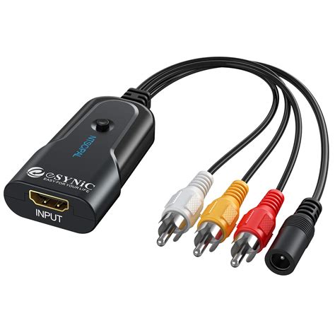 Buy ESynic HDMI To RCA Converter 1080p HDMI To AV 3RCA CVBS Composite