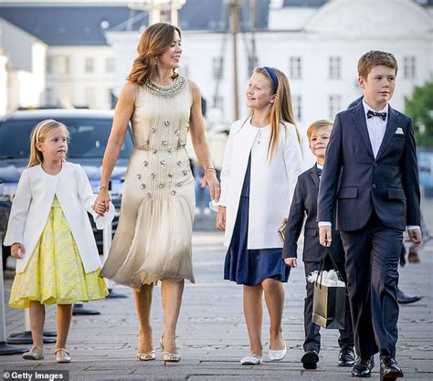 Crown Princess Marys Four Children Poke Fun At Their Mothers