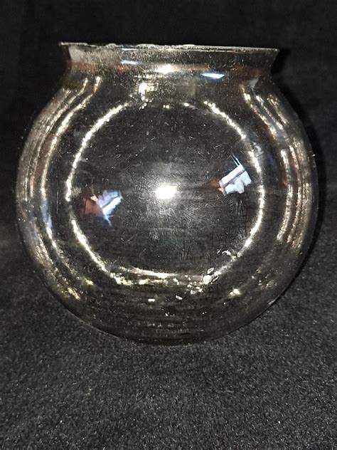 Vintage Blown Glass Replacement Small Bulb Cover Clear Glass Etsy