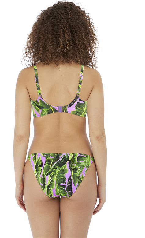 Freya Jungle Oasis Halterneck Plunge Bikini Cassis