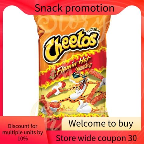 Cheetos Flamin Hot Crunchy Cheese Snack 226 8g P2 Lazada PH