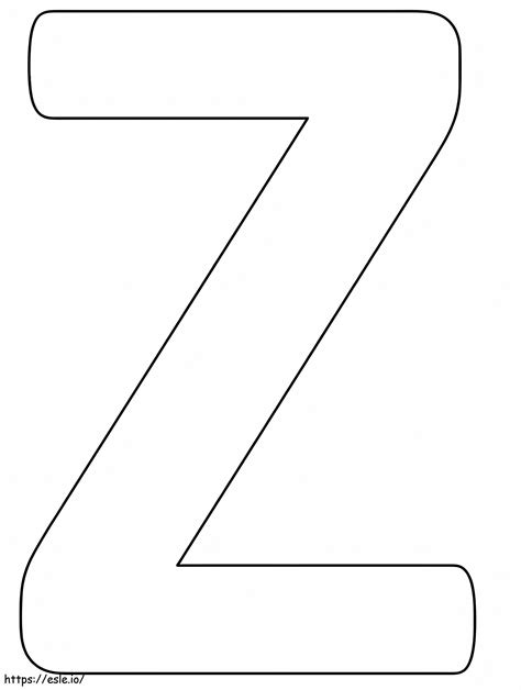 basic letter  coloring page