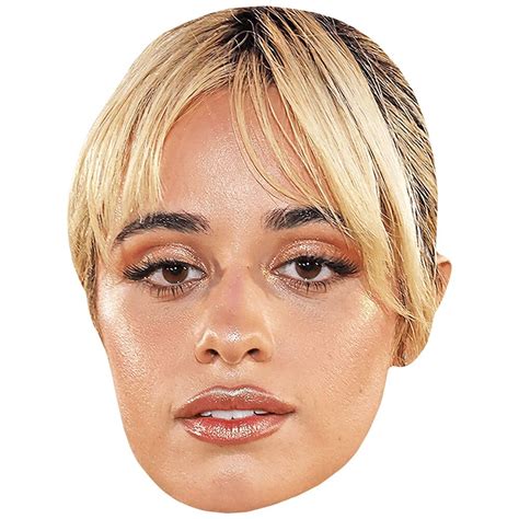 Camila Cabello Blonde Mask Celebrity Cutouts