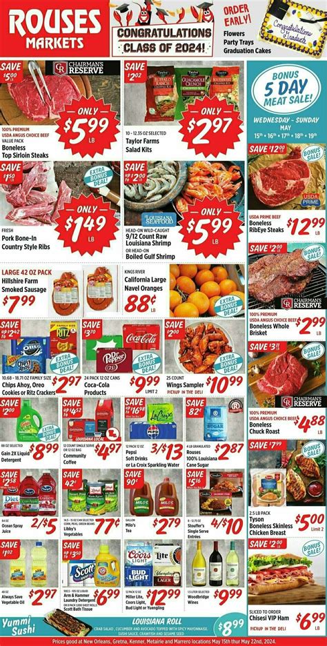 Rouses Markets Weekly Circular From May