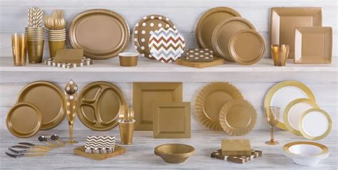 Gold Tableware Gold Party Supplies Party City