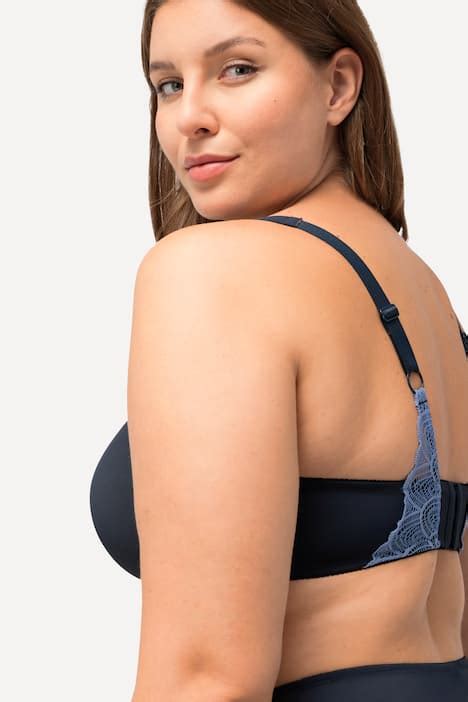 Soutien gorge à armatures agrémenté de dentelle bonnet souples B E Soutiens gorge Lingerie