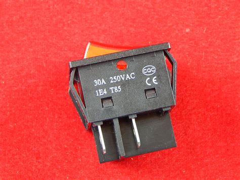 1E4 T85 Переключатель красный ON-OFF (30A 250VAC) 4P - RadioMart.kz ...