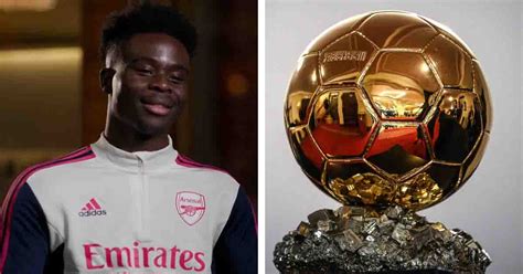 Bukayo Saka Rates Chances Of Winning Ballon D Or In His Career