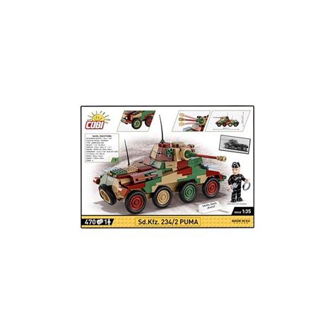 Cobi Pcs Hc Wwii Sd Kfz Puma Jeu De Construction