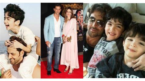 Hrithik Roshan Wife Sussanne Khan Two Sons Hridhaan Hrehaan Ll