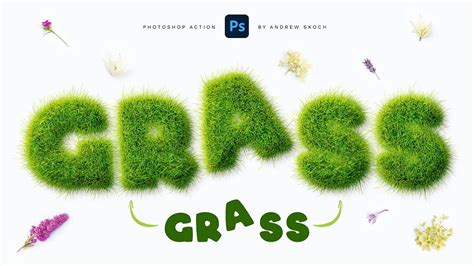 Grass Photoshop Action How To Use Youtube