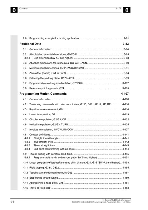 Sinumerik 810m Programming Manual 1