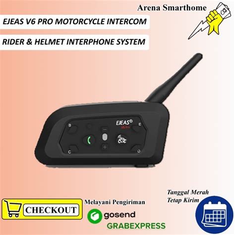 Jual Ejeas V Pro Bluetooth Intercom Vnetphone Helm Rider Helmet Sena