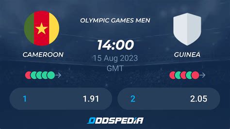 Cameroon Vs Guinea Predictions Odds Live Score Stats