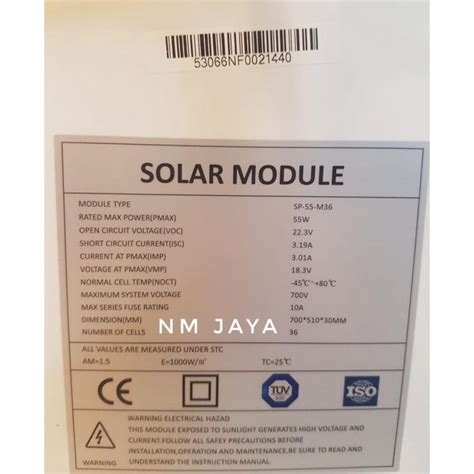 Jual Paket Hemat Solar Panel Surya Wp Aki V Ah Free Packing