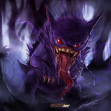 Gengar by sixfrid on DeviantArt