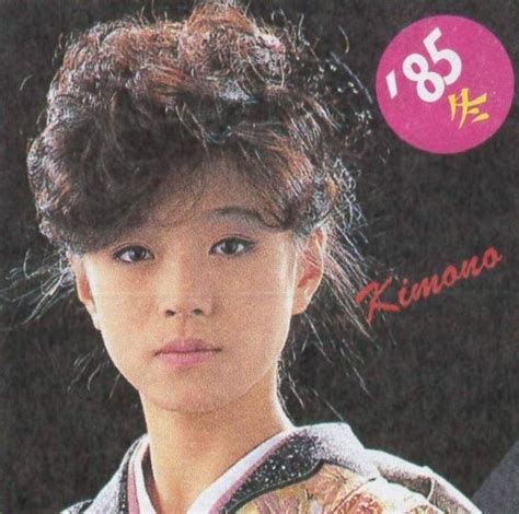 Akina Nakamori中森明菜＃明星ヘアカタログ 86夏の号＃ 中森明菜 可愛い 歌姫 明菜