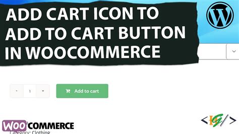 How To Add Cart Icon To Add To Cart Button Using Css In Woocommerce